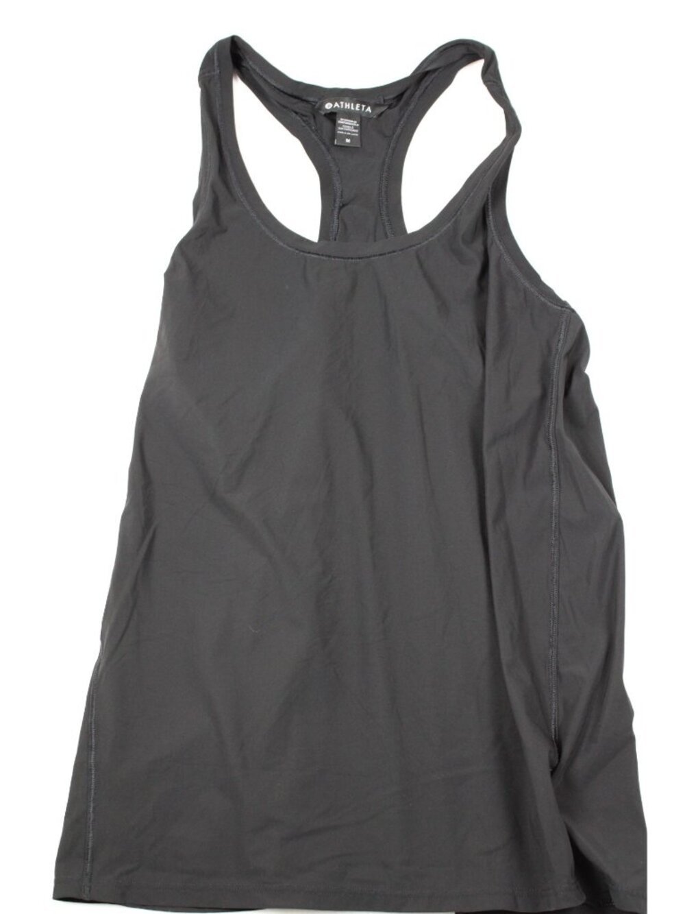 Athleta Black Racerback Tank Top Activewear Womens Size M